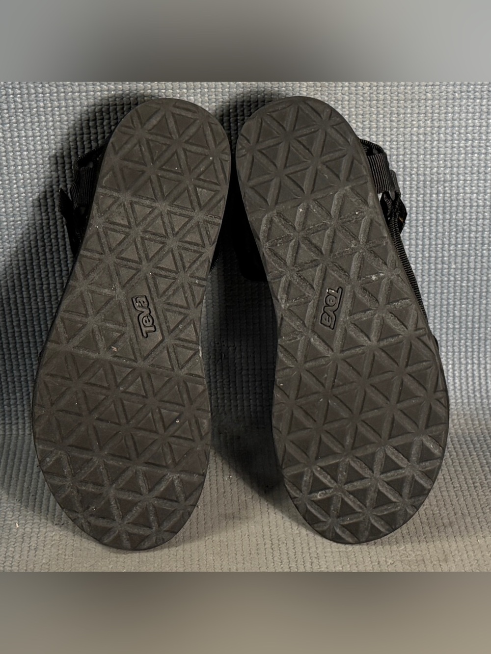 Teva Strappy Nylon Original Universal Urban Women’s Sandals Black Size 8 - Picture 8 of 9